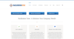 Desktop Screenshot of facilitationtutor.com