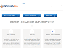 Tablet Screenshot of facilitationtutor.com